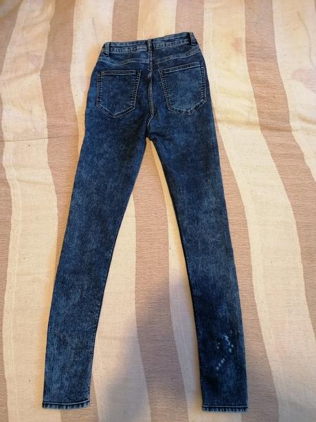 Krásne rifle s vysokým pásom, h&m,s