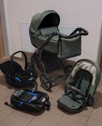 Kočík roan bloom 2v1+avionaut vajíčko+isofix, roan,roan bloom