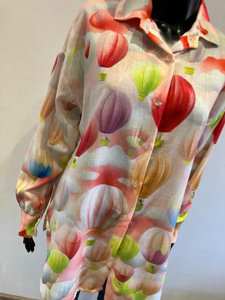 Dámska vzorovaná košeľa (uni), l / m / s / xl