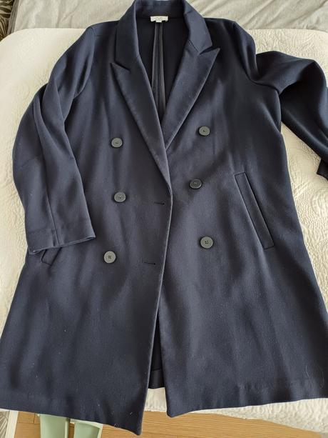 Tmavomodrý kabát ovs   č.l, ovs,l