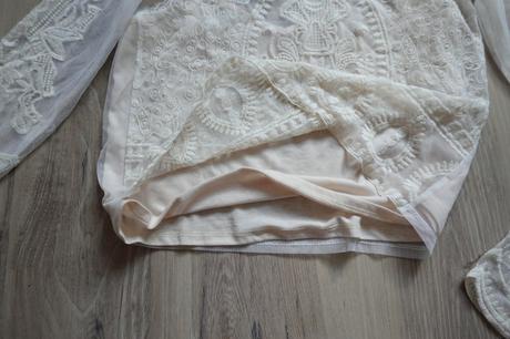 Čipkovaný top zara, zara,s