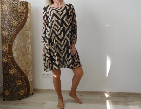 Šaty tilové pružné ležerný strih, xl,, xl