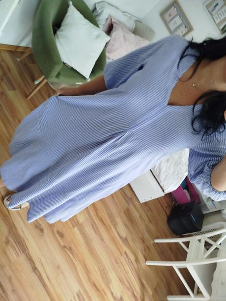 Letné šaty m/l, h&m,m