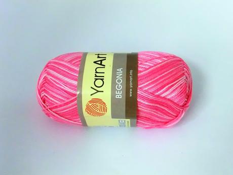 Yarnart begonia - rôzne odtiene, 