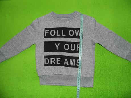 Mikina "follow your dreams" (výborný stav), zara,116