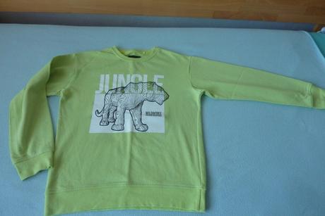 Limetkovo-zelená mikina,v.152, reserved,152