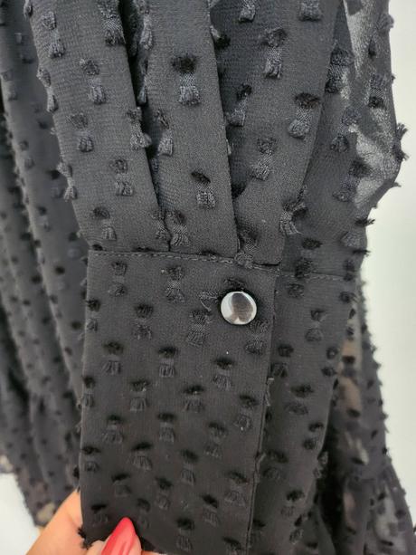 Čierne saty, h&m,36