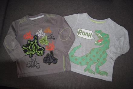 Tričká na ihrisko cena spolu, mothercare,86