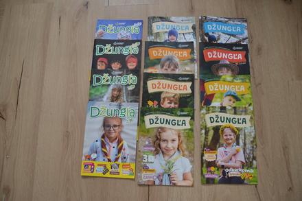 Skautský časopis džungľa, balík 12 kusov, 