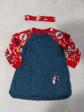 Vianočné šaty zn.next veľ.92, 92