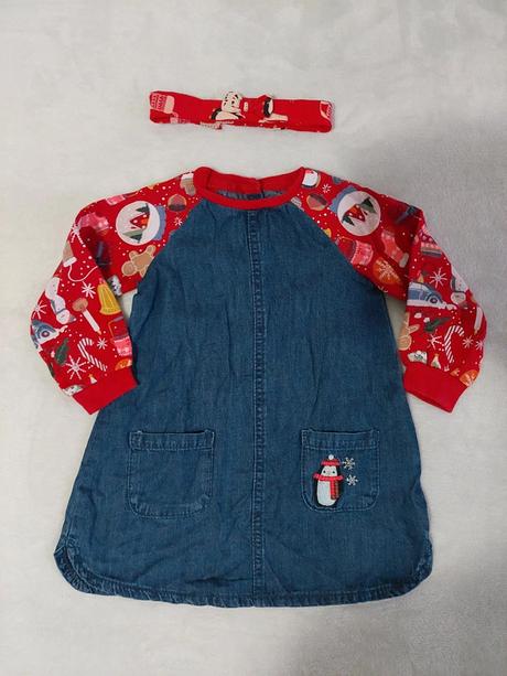 Vianočné šaty zn.next veľ.92, 92