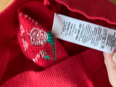 Vianocne pletene šaty next, next,80