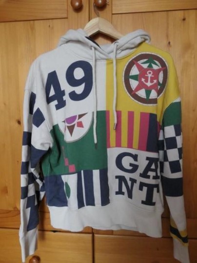 Gant ikonicka damska mikina s kapucou m/l, gant,m