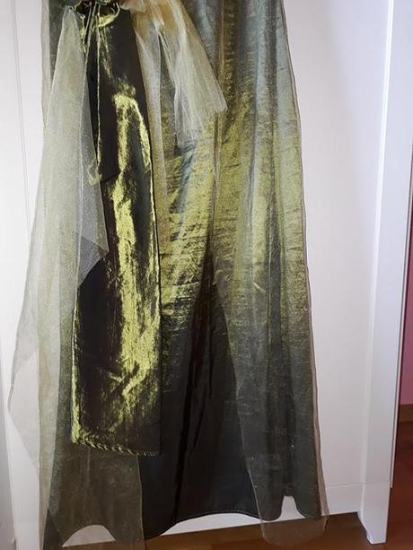 Olivovozelené spoločenské šaty, xs