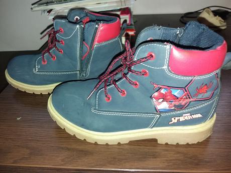 Spiderman topánky č. 35, marvel,35