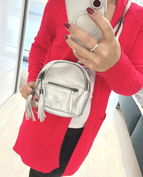 Kožený ruksak/kabelka, 