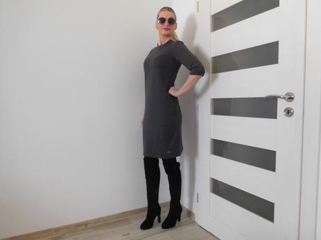 Elegantné elastické šatočky s ružovým detailom, 36, 36