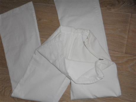 Nohavice biele- veľ. 146/152, 152