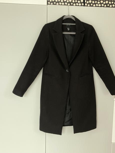 Kabát čierny, new look,34