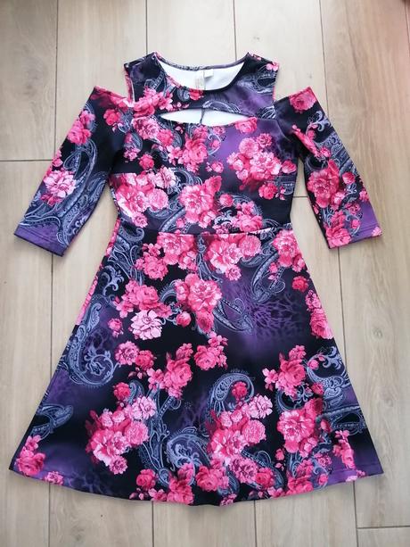 Šaty, zaujímavý výstrih, bonprix,s