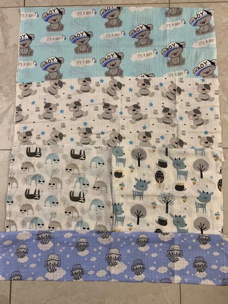 Nové bavlnené plienky,