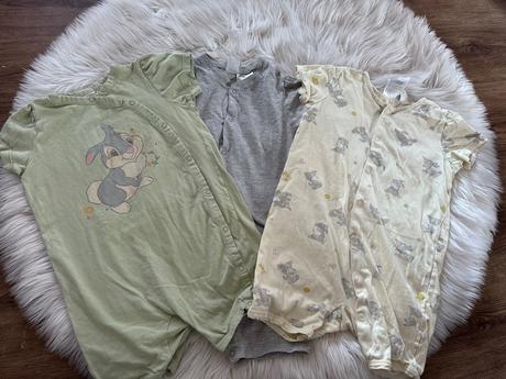 Krátke letne pyžamka h&m 3 ks, h&m,98