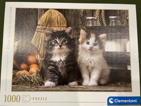 Puzzle 1000ks, chyba jeden dielik,