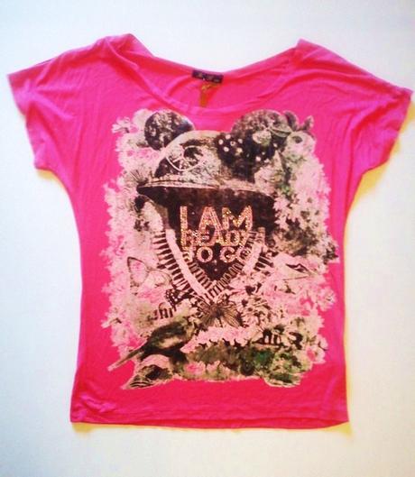 Cyklamenove damske tricko vel.s/m, m