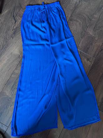 Modré letné nohavice, m