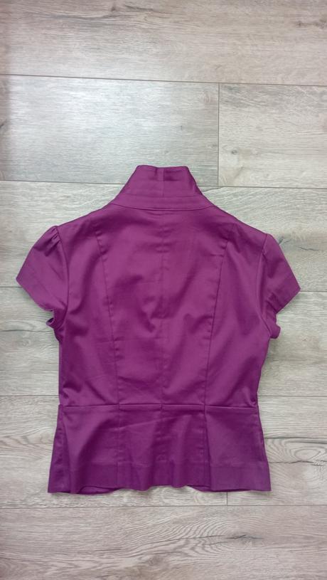 Krásne purpurové sačko s (už s poštovným), h&m,36