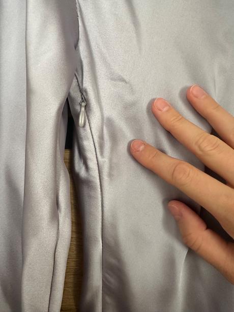 Zara strieborné šaty, zara,xl