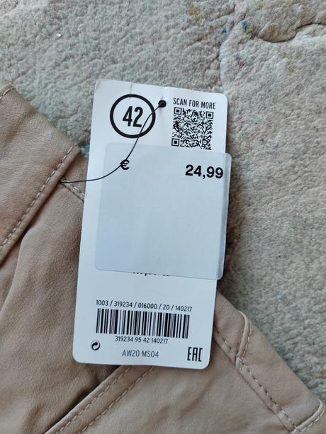 Dámske koženkové nohavice., orsay,42