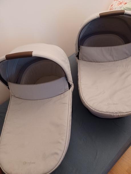 2x vanička hlboká gazelle s lava grey gold, cybex,cybex gazelle s 2020
