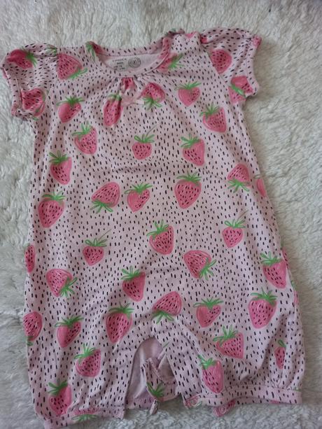 Opaľovačky/ letný overal jahody lindex 74, lindex,74