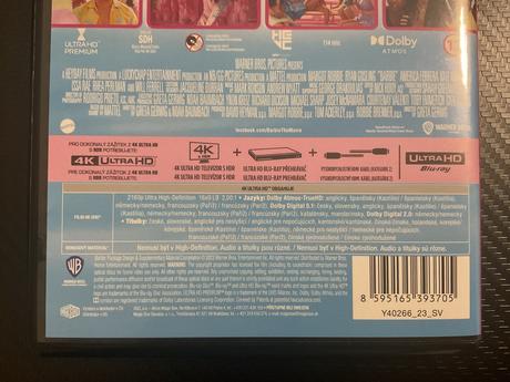 4k blu-ray - barbie,