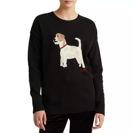 Ralph lauren dog original bavlneny ikonicky sveter, ralph lauren,m