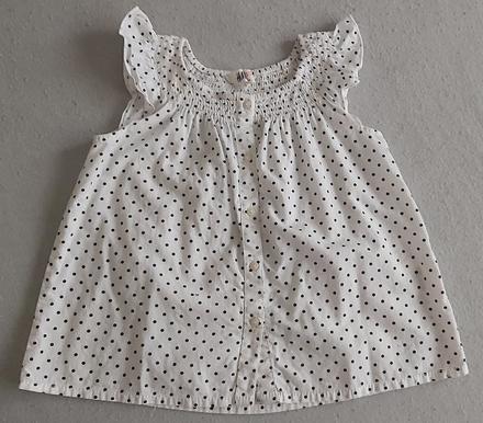 Letná blúzka bodkovaná h&m 110, h&m,110