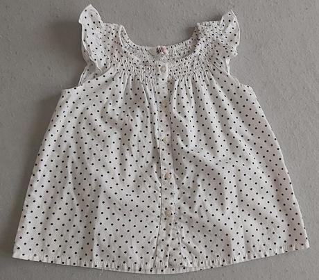 Letná blúzka bodkovaná h&m 110, h&m,110