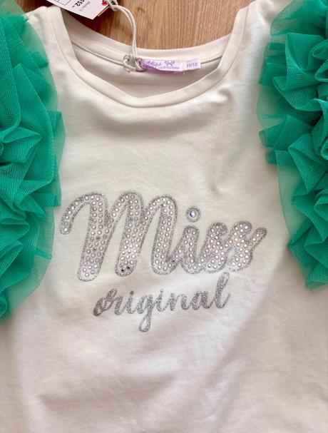 Original marines tričko s tylovým volánom 140/146, original marines,140 / 146