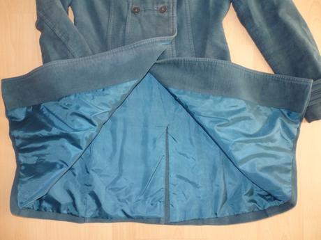 Zeleny dlhy prechodny kabat, next,s