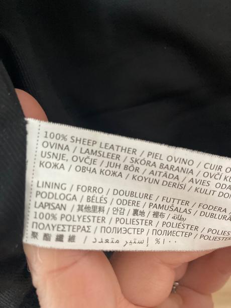 Kožená bunda s, mango,s