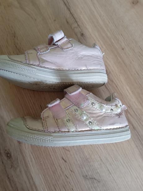 Dievčenské kožené prechodné topánky, d.d.step,27