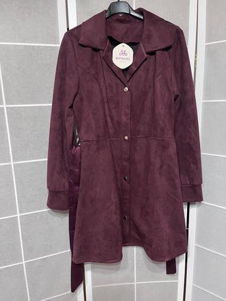 Dámske bordove semisove šaty, m / s