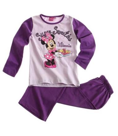 Minnie pyžamo fialové, disney,128