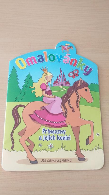 Omalovanky so samolepkami, 