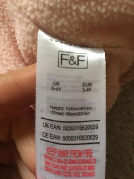 Dievčenská bunda, 3-4 roky, f&f,98