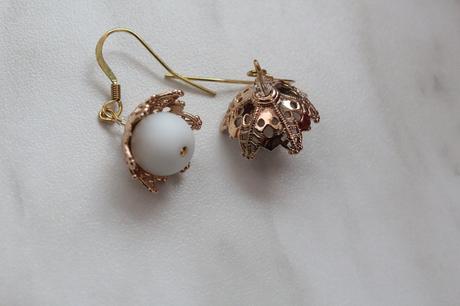 Náušničky vločka, 