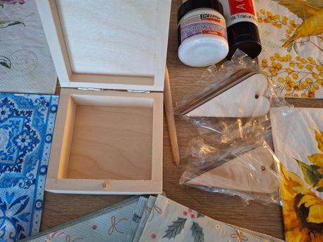 Štartovacia súprava na decoupage, servítky, 