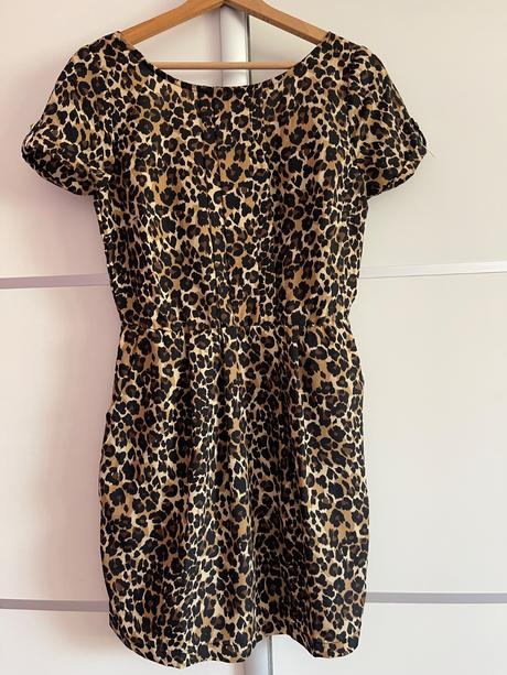 Asos satenove leopard saty xs, xs
