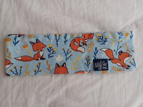 Látková čelenka s líškou bajo,